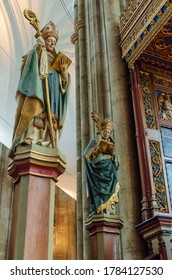 Statues, Canterbury Cathedral, England, United Kingdom