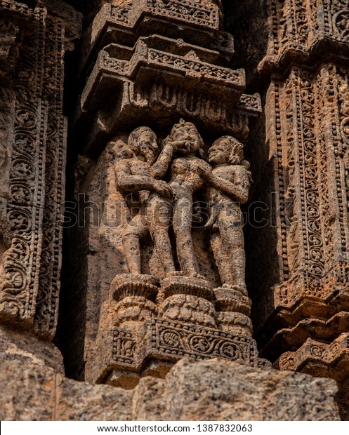 Statues Carved Out Stone Depicting Love Stock Photo Edit Now 1387832063