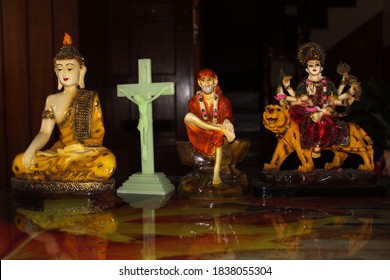 Statues Representing All Religion Together 
