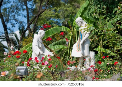 Statues In Tepeyac Garden, La Villa De Guadalupe, Mexico City