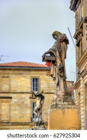 Statues At The University Of Bordeaux - France