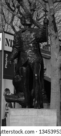 Stature Of Laurence Olivier. London, UK, 11th Of July 2018