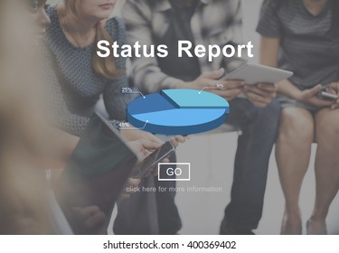 Status Report Result Economy Statistic Concept