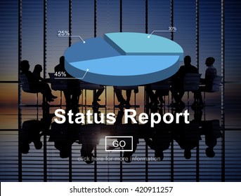 Status Report Result Economy Statistic Concept