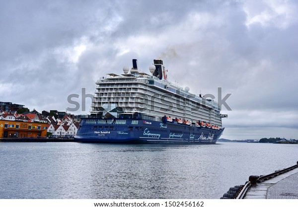 Stavanger Rogaland Norway 08112019 Mein Schiff Stock Image