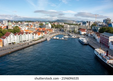 Stavanger View From Harbor In Rogaland In Norway (Norwegen, Norge Or Noreg)