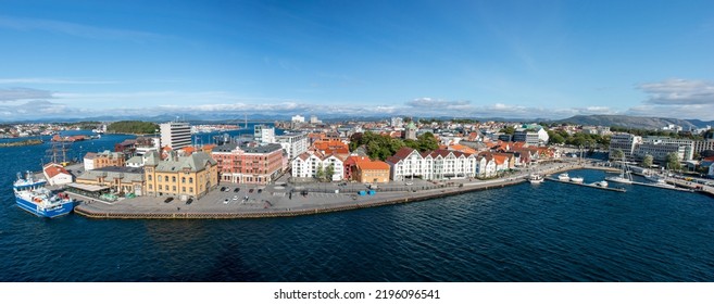 Stavanger View From Harbor In Rogaland In Norway (Norwegen, Norge Or Noreg)