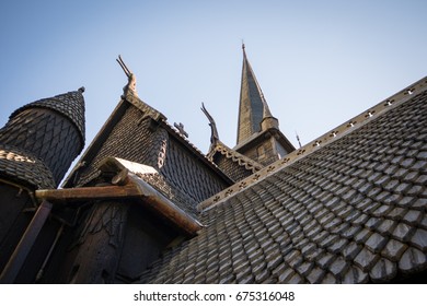 Stave church in Norway - Shutterstock ID 675316048