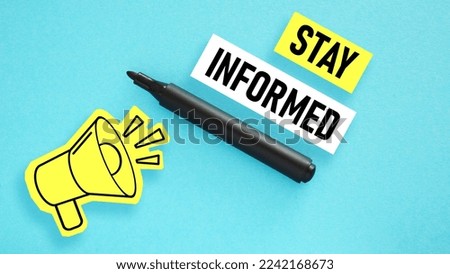 Stay Informed is shown using a text