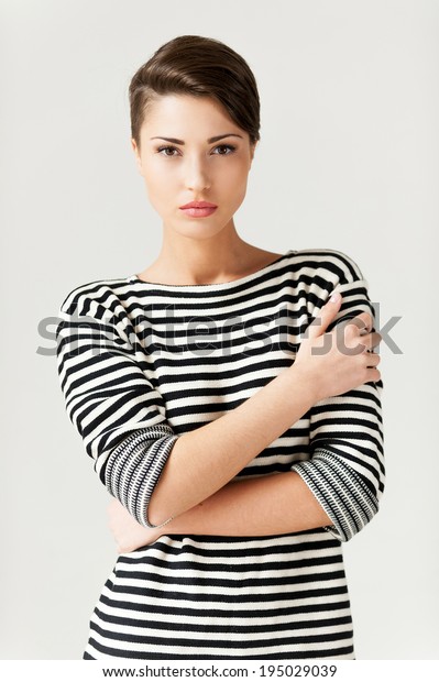 Staying Hip Fashionable Young Short Hair Stock Photo Edit Now