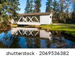 Stayton-Jordan Covered Bridge in Oregon