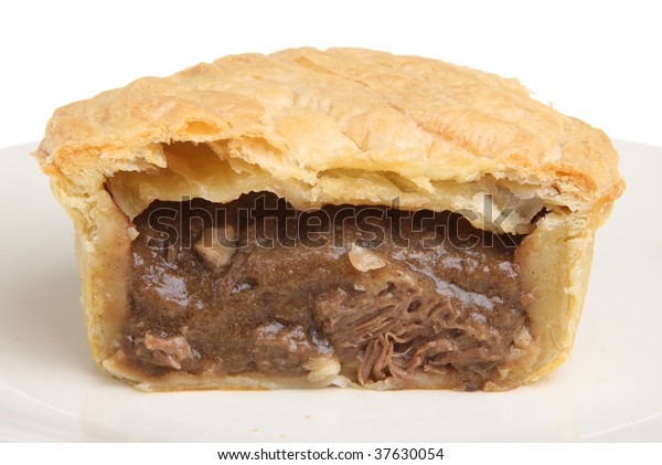 Steak Kidney Pie Sliced Open Stock Photo (Edit Now) 37630054