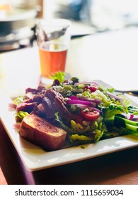 Steak Salad Gluten Free Beer