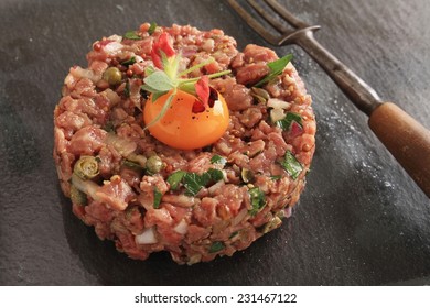 Steak Tartare With Quail Egg