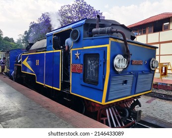     Steam engine front view from Coonoor railway station. Its a UNISCO heritage and one of the oldest Indian Railways	  