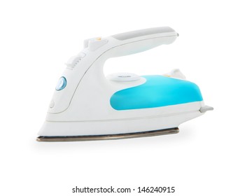 Steam Iron Isolated On White Background