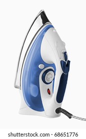 Steam Iron Isolated On White Background