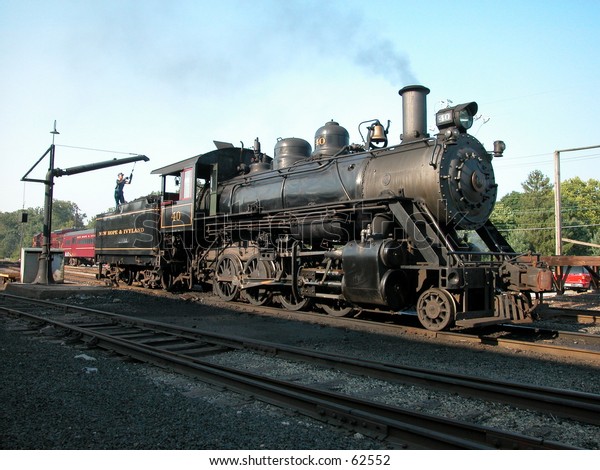 Steam Locomotive Being Filled Water New Stock Photo 62552 | Shutterstock