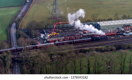 Steam Locomotive On The Great Central Railway