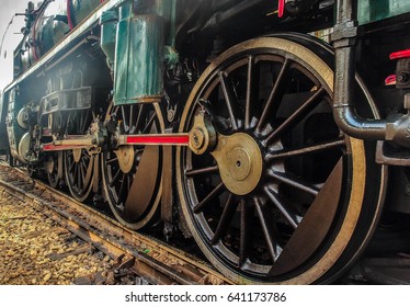 steam locomotive wheel