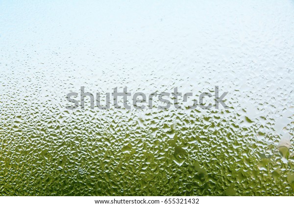 Steam On Glass Windows Frosted Glass Stock Photo Edit Now