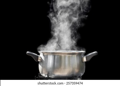 Steam Over Cooking Pot