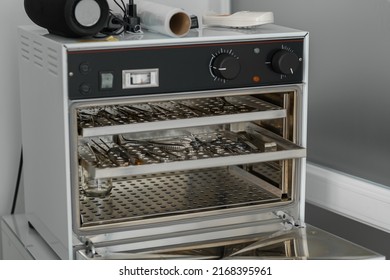 Steam sterilization machine using for washing of surgical instruments - Shutterstock ID 2168395961