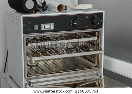 Steam sterilization machine using for washing of surgical instruments