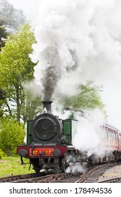 Steam Train, Strathspey Railway, Highlands, Scotland