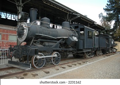 Steam Train At Travel Town Museum, Los Angeles