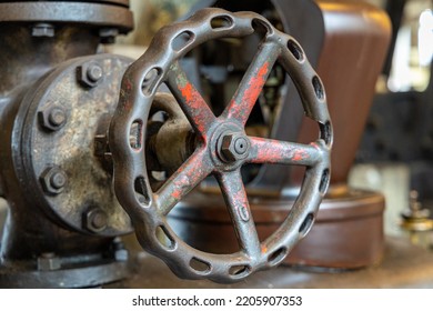 Steam Valve In The Old Foundry