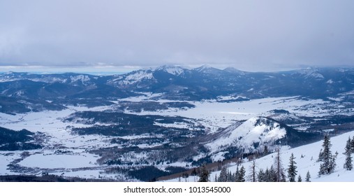 Steamboat Co Mountains Winter Stock Photo 1013545000 