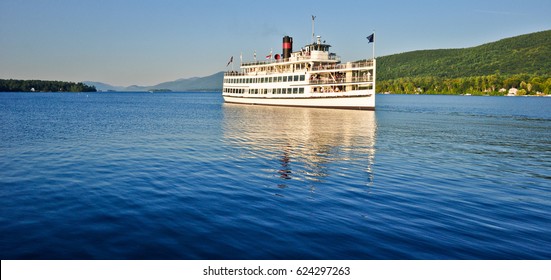 Steamboat On The Lake George