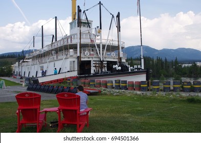 Steamboat In Whitehorse In Yukon, Canada