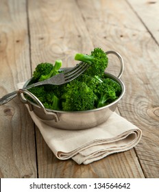 Steamed Broccoli In A Bowl