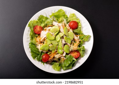 Steamed Chicken And Broad Bean Salad