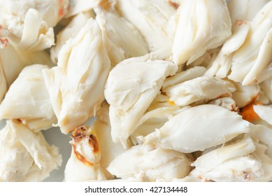 Steamed Crab Meat From Blue Crab (close Up)