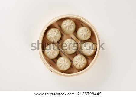 a steamed dumpling, mandu, steamed dumpling, dumpling