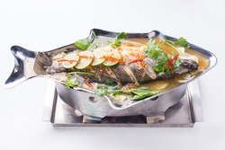 Steamed Fish With Lemon Sauce
