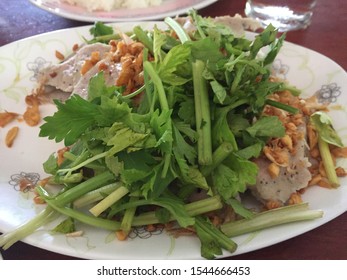 Steamed Fish Topped With Chinese Vegetable