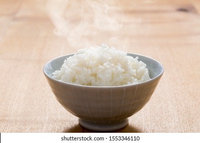 Steamed, Freshly Cooked New Rice