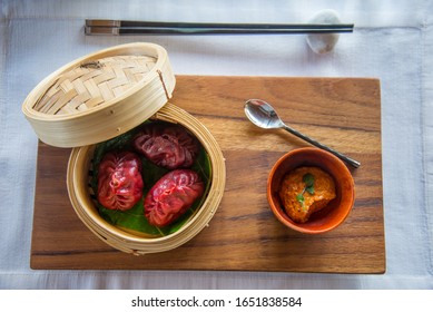 Steamed Momo In Punakha Valley In Bhutan