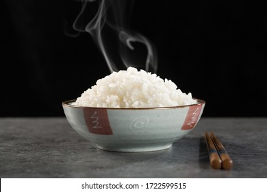 
Steamed Rice In A Bowl