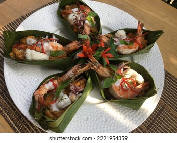 Steamed Seafood With Curry Paste