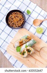 Steamed Spring Roll, Vegetarian Food.