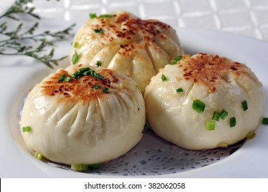 Steamed Stuffed Bun Baozi 煎包