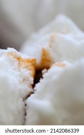 Steamed Stuffed Bun Close Up