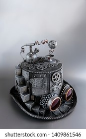 Steampunk Party In Silver And Gold
