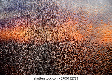 Steamy Window Water Tension Droplets