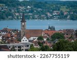 Steckborn in Thurgau CH Lake and city